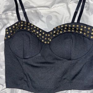 Cropped size small top.